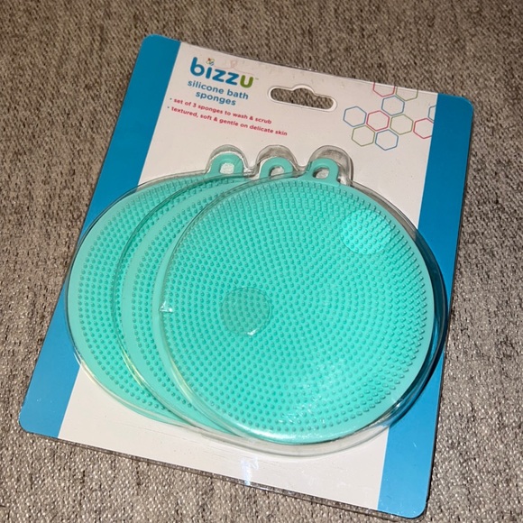 10/$10 Bizzu Silicone Bath Sponges - 3pk - Picture 1 of 2